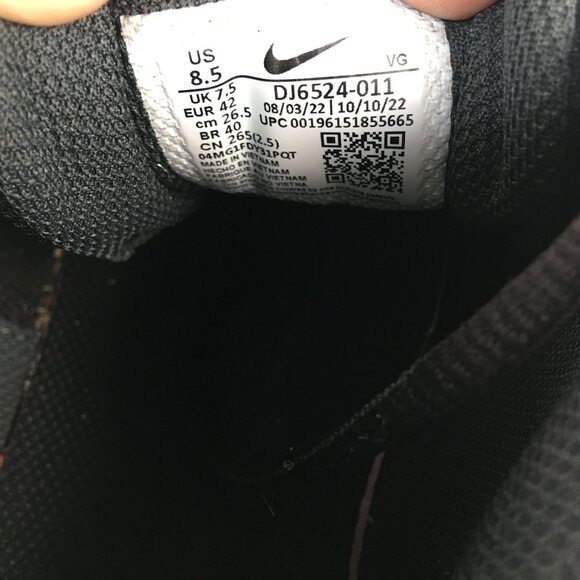 NIKE ALPHA HUARACHE KEYSTONE 4 DIAMOND FAST FLEX BLACK BASEBALL CLEATS DJ6524-01 - Picture 8 of 8